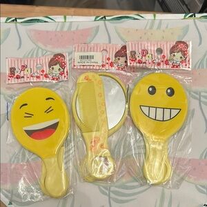 Bundle Smiley Face Kids Bath Set - Yellow